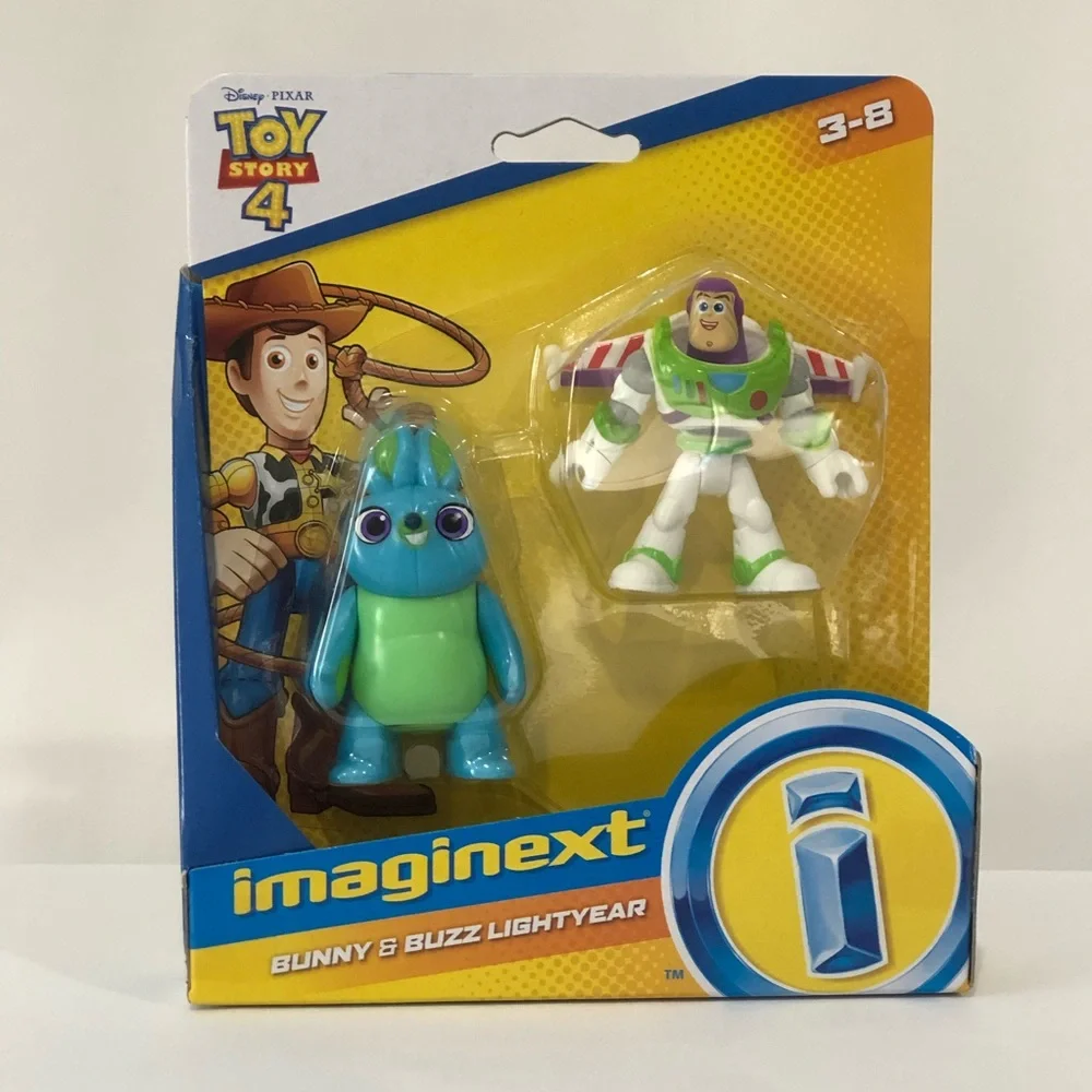 Imaginext Disney Toy Story 4 Buzz Lightyear & Bunny Figures